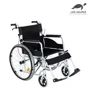라이프헬퍼 접이식 수동 휠체어 A1-1 (발판 분리) 13.4kg 경량 장애인 노인 야외 병원 실내 요양원