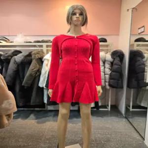 [에고이스트] 리본스트랩  포인트 민소매 플레어 원피스  EQ4WO-161