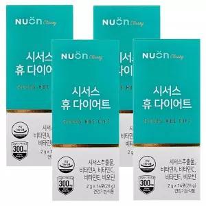 NUON 뉴온 시서스 휴 다이어트 보조제 14p 28g 4개 (1개월분)