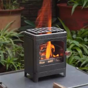 틴다샵 미니화목난로 스토브 미니 난로 캠핑 화목난로