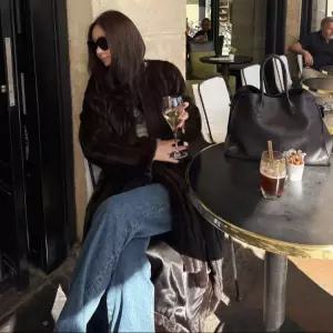 틴다샵 페이크퍼자켓 밍크 자켓 무스탕 퍼 페이크