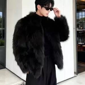 틴다샵 페이크퍼자켓 페이크퍼 무스탕 밍크 페이크