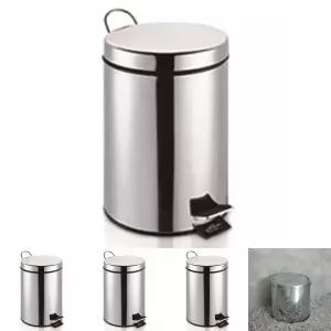 키친프리 스텐 페달 휴지통 20L/화장실/쓰레기통/스테인/레스/리스/철제/스틸/GBWLXHD/TMFPRLXHD
