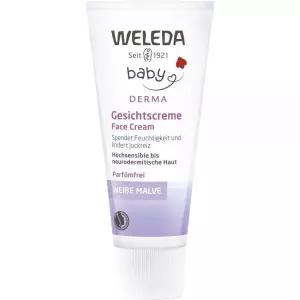 Weleda 베이비 더마 페이스 크림 화이트 멜로우 1.7온스 2개입