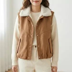 [핑크엘리제]겨울 양털 카라 데일리 무스탕 모렌느무스탕베스트