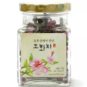 (7g) 도화차/디저트/꽃잎차/선물/학교/후식/후식꽃/후식차/건조/우려먹는/꽃티/선물용/도화/가정용/다과