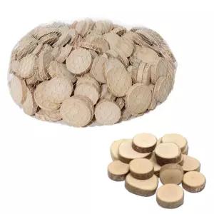 (원형 중) 천연 나무조각/꾸미기/가을/방과후/초등/나무/목공예/미술/공예/교구/영아/어린이집/공작/창의력