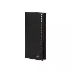 [롯데백화점]닥스 액세서리 [선물포장/쇼핑백동봉][WARREN] 체크 배색 라인 블랙 장지갑 DBWA6E441