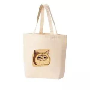 에코백 다양한 사이즈 고양이 빵 카페 야옹이 식빵 (WFILOOY)