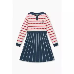 [백화점정품] 26년NEW 베네통 스칼럽 세일러 니트 원피스