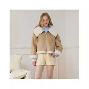 에고이스트 [BLUE LABEL] 빅 카라 페이크 무스탕 자켓 ER4OMZ01 595864