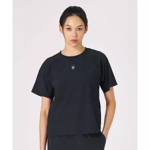 매장정품 스파이더 SPYDER 여성 리드 런닝 우븐 서커 티셔츠 SPKMCNRS281WBLK 186765