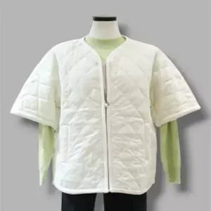 꼼빠니아 누빔 반팔 패딩점퍼 CAEW9-WHH010