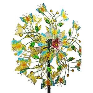 나비 풍차 화단 다리미 아트 동그란 스핀 같이 기본 철제바람개비 조경 정원소품 요정