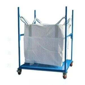 이동식 톤백 거치대 수거 홀더 빌라 업소용 마대걸이 스탠드 대용량 브라켓 공간 건설