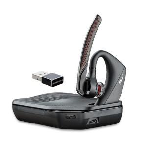 Poly Plantronics Voyager 5200 Bluetooth 무선 헤드셋 소음 감소 비즈니스 이어폰 소프트웨어 지원 Windsm