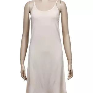 스킨센스 부드럽고 심플한 인견 여성 롱 끈 탑 슬립 원피스