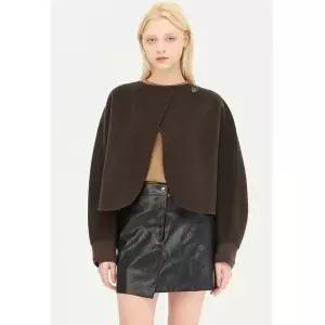 [하프클럽/시슬리]아이콘 케이프 코트 SACTE2461