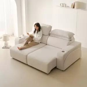 제이픽스 테티스 이지클린 패브릭 무빙 2세대 슬라이딩 리클라이너 3인 슬라이드 모션 소파