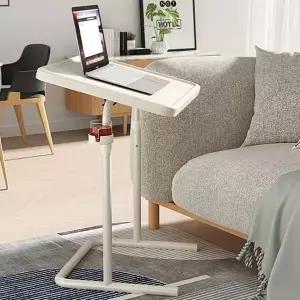 높이조절 사이드테이블 B601 각도 조절 컵홀더 노트북 공부 원룸 쇼파 침대 미니협탁