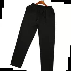 커플츄리닝 세미 일자핏 남여공용 슬랙스 빅사이즈 밴딩 팬츠