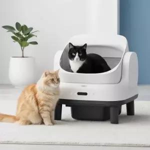 [디클][디클펫] 고양이 자동화장실 오픈형 PT-P04W