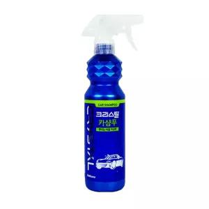 불스원 크리스탈 뿌리는 버블 카샴푸 500ml/자동차샴푸/자동차세차용품/세차/세차세제/클리너/물없이세차