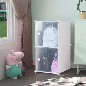 보관함 1열2칸 수납장 조립식 핸드백 정리함 가방