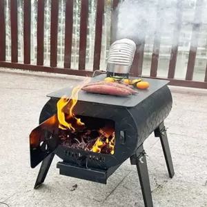 화목난로 연통 화목 스토브 장작난로 난로 주물 캠핑용 일자연통 실내용 장작 대형