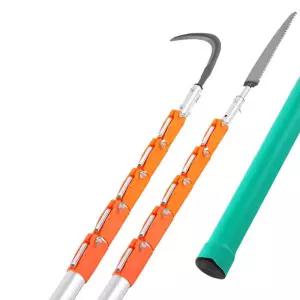 알루미늄 장대 낫 대도알루미늄 겨우살이장대 막대 6m 두꺼운 톱(6단)