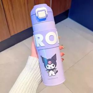 산리오 쿠로미 큐티 간편손잡이 텀블러 500ml 피규어텀블러 빨대물컵