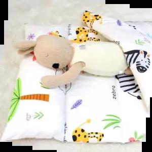 유아침구 순면 어린이집 낮잠 이불 배게 침구 가방 사파리 세트