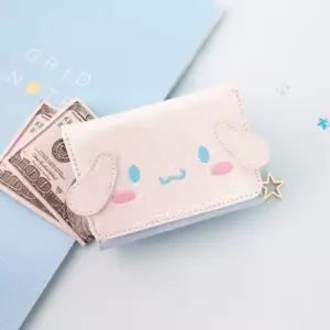 시나모롤 얼굴 반지갑미니 카드 수납 캐릭터 패션