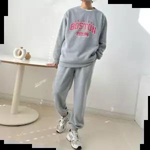 맨투맨 보스턴 남자 기모 조거 세트 SD-231119M