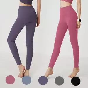 노와이존레깅스 무봉제 요가복 Y존커버 하이웨스트 레깅스 슬림 쫀쫀