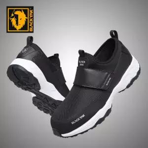 [블랙야크] 벨크로 안전화 YAK-416 4인치 발편한 슬립온 찍찍이 용접