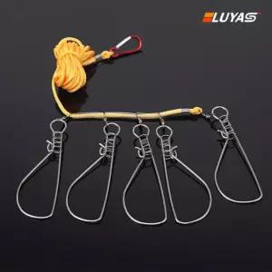 벨모아 루야스 가만있어 부력꿰미 5구 꼬임방지 와이어 케이스 스프링 잠금 낚시미끼