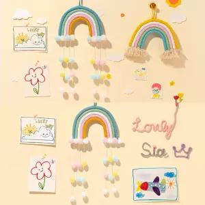 월행잉 무지개 마크라메 드림캐처 만들기 재료