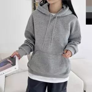 WYJGBB HF760W 여자 빅사이즈 커플 겨울 오버핏 기모 후드티(양털안감)