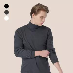 (튼튼)티공사 국내생산 베이직 양면 목폴라 목라 기모셔츠 셔츠 터들넥 목티 긴팔셔츠 기본
