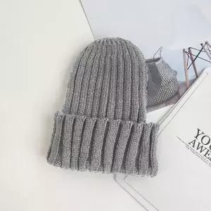 [라일리] Rly 왕골지비니 베이직 니트 골지 비니 겨울모자 스키모자