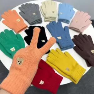 스마트폰 터치 핑거홀 주니어 곰돌이 장갑 G01