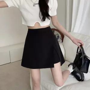 여성 봄여름 허리밴딩 숏팬츠 랩스커트 트임 치마바지