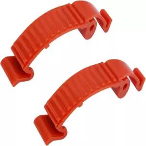 라수로아 2pcs 상단 실린더 커버 스냅 클립 버클 Husqvarna 435 440E 445 450E 570 575 576 체인 톱 가든