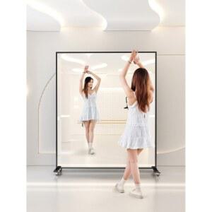 이동식 전신거울 대형 홈트 현관 미러 연습실 바퀴달린거울 헬스