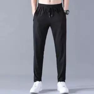 남자 아이스 팬츠 여름 작업바지 허리밴딩 쿨팬츠 남자편한바지