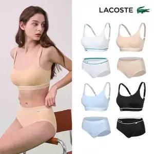 [NS홈쇼핑][라코스테] 오리지널 러닝 탑 브라팬티 8종세트[35606261]
