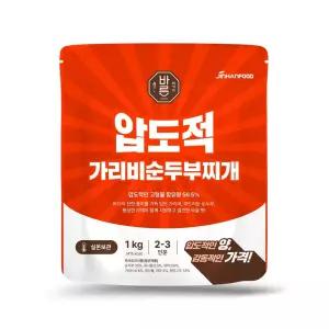 진한식품 바른 압도적 가리비 순두부찌개 1kg 2개