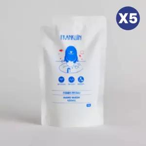 프랭클린 유아 거품형 핸드 워시 리필형 450ml 5개 BNA