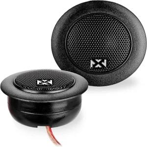 NVX VSPTW 450W 피크(150W RMS) 1인치(25mm) V 시리즈 실크돔 자동차 오디오 트위터 및 크로스오버